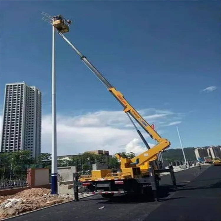 麻城维修路灯的曲臂升降车出租