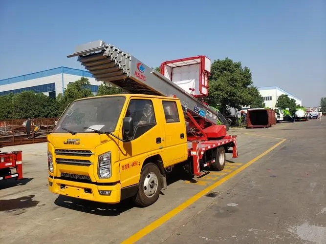 麻城附近云梯车出租 砂石搬运